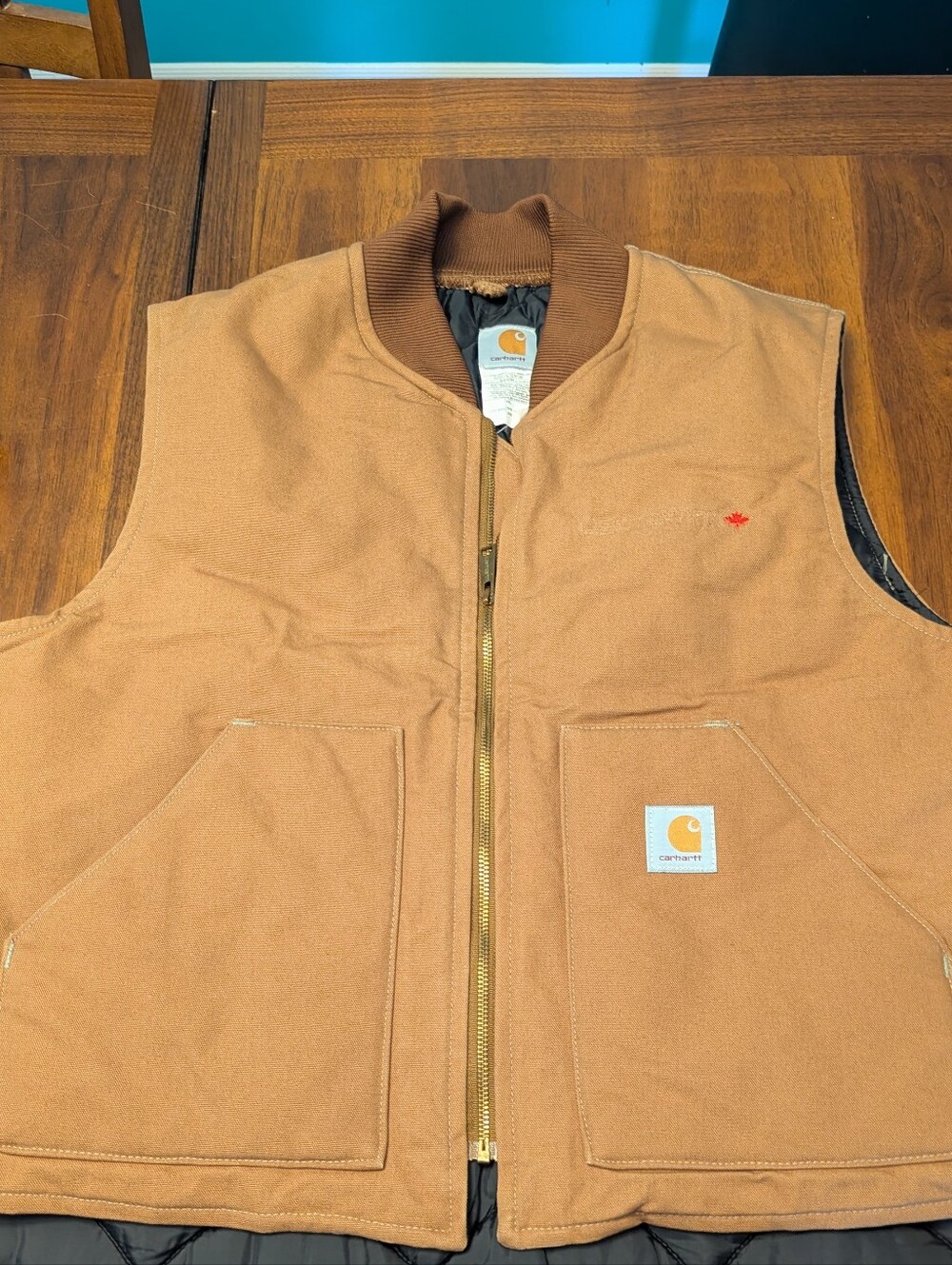 Carhartt Men’s Brown Work Duck Vest